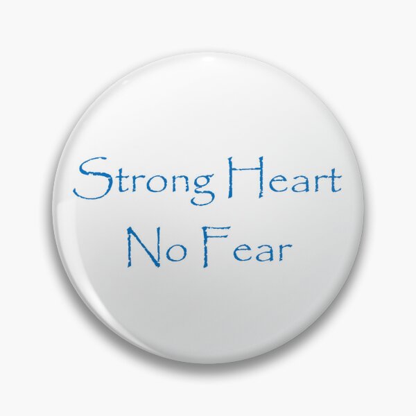 Item preview, Strong Heart No Fear designed and sold by highwaterheaven.