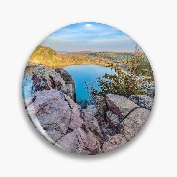 Item preview, Rocky Bluff Overlooking Devil’s Lake – Scenic Cliffside View designed and sold by aadventures.