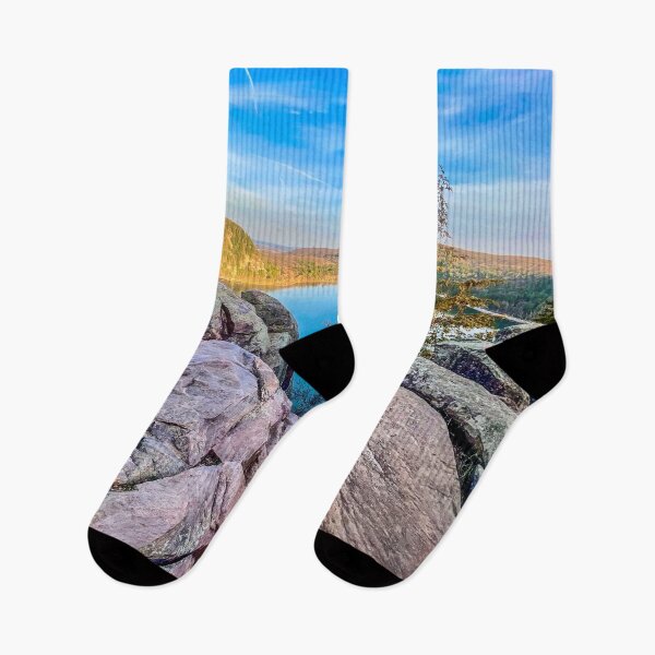 Item preview, Rocky Bluff Overlooking Devil’s Lake – Scenic Cliffside View designed and sold by aadventures.