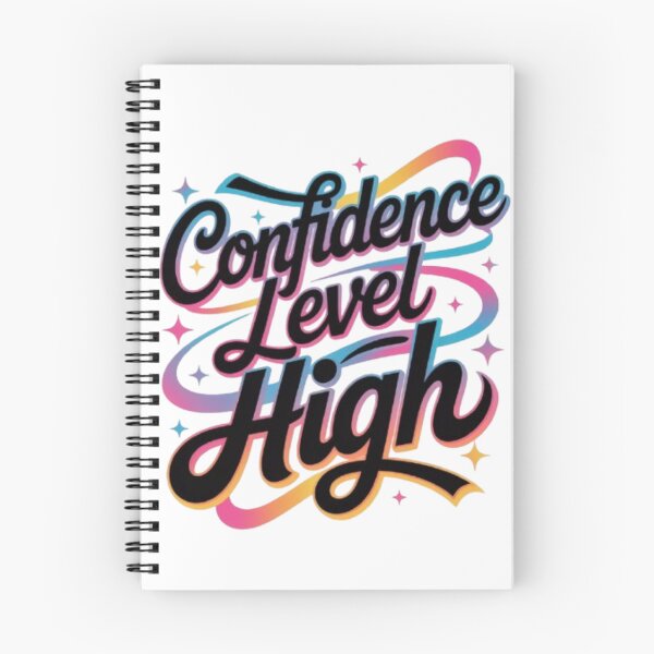 Item preview, Confidence Level High – Bold Mindset Typography Streetwear Design designed and sold by NewUSShop.