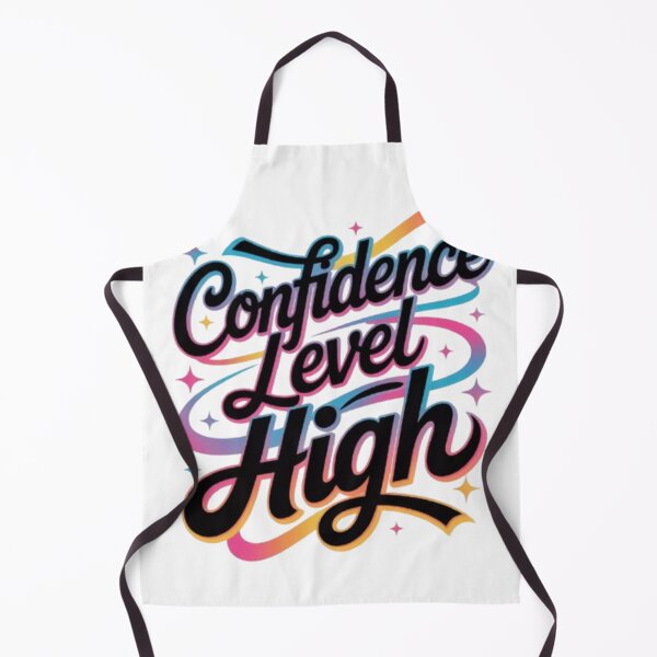 Item preview, Confidence Level High – Bold Mindset Typography Streetwear Design designed and sold by NewUSShop.