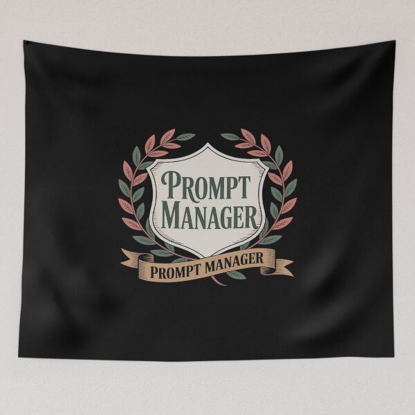 Item preview, Prompt Manager Laurel Crest designed and sold by HORIZBoutique.