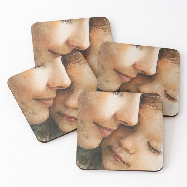 Item preview, Soft Watercolor Mother and Baby - Fine Art Portrait designed and sold by Teepot888.
