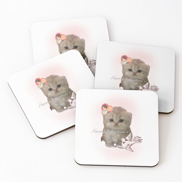 Item preview, Happy Valentines’s Day Kitty Cat designed and sold by sillygoofycrazy.