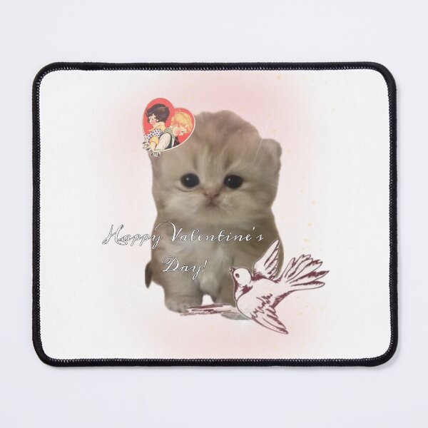 Item preview, Happy Valentines’s Day Kitty Cat designed and sold by sillygoofycrazy.
