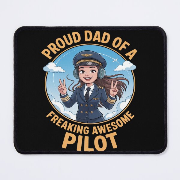 Item preview, Proud Dad of a freaking awesome Pilot designed and sold by HORIZBoutique.