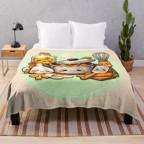 Item preview, Tired but Still Cooking – Cute Kawaii Kitchen Tools for Home Cooks designed and sold by MeghannsMinimalMeals.