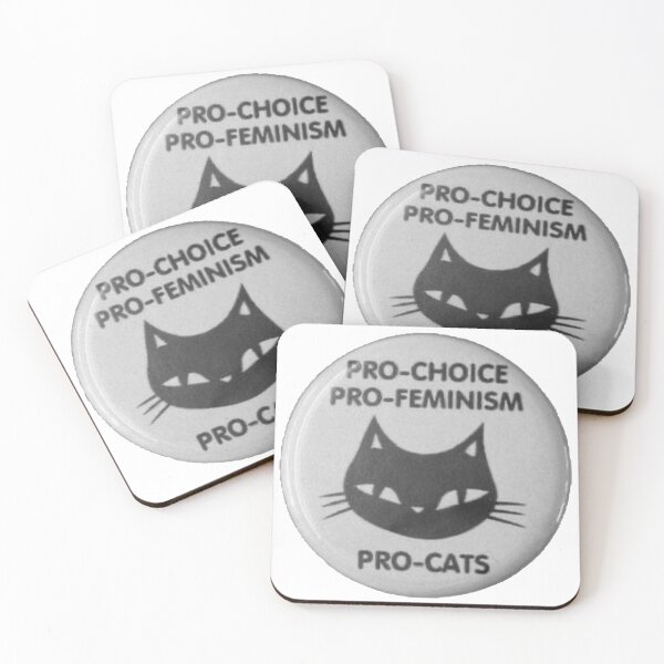 Item preview, pro feminism, choice, & cats designed and sold by coodiac.