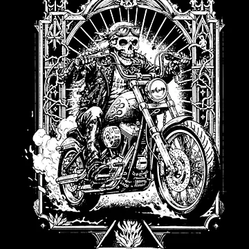 Artwork thumbnail, Skull Rider by deathanarchy