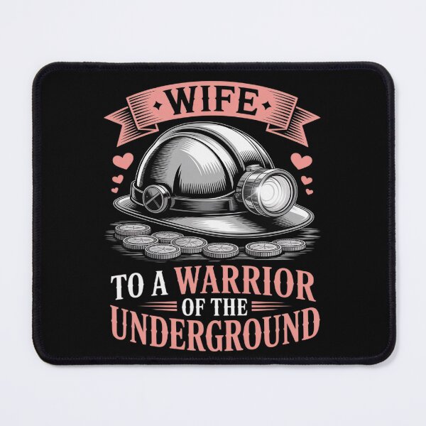 Item preview, Proud Wife of Underground Coal Miner Mine Worker designed and sold by HORIZBoutique.
