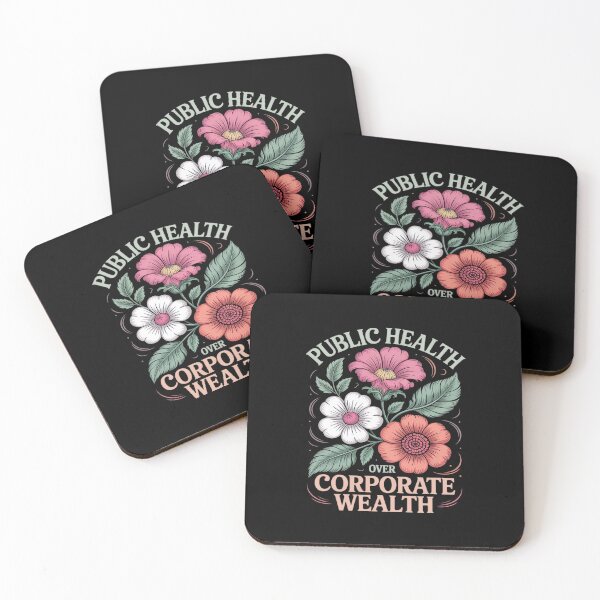 Item preview, Public Health Over Corporate Wealth designed and sold by HORIZBoutique.