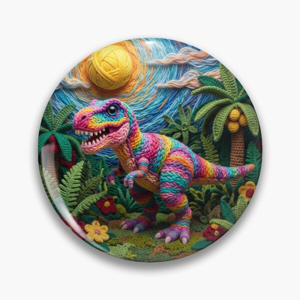 Item preview, Yarn Tyrannosaurus Rex in Yarn Forest designed and sold by Tridentulus.
