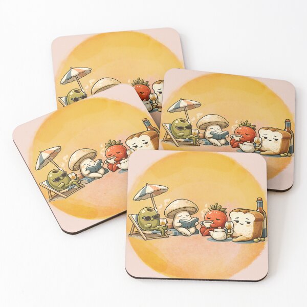Item preview, Secret Life of Food – Stylish Whimsical Food Characters with Attitude designed and sold by MeghannsMinimalMeals.