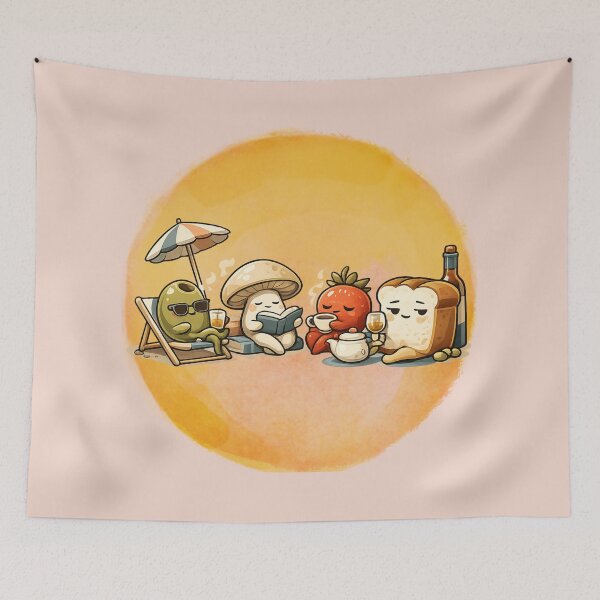 Item preview, Secret Life of Food – Stylish Whimsical Food Characters with Attitude designed and sold by MeghannsMinimalMeals.