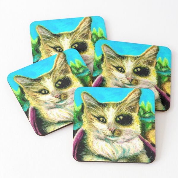 Item preview, Mona Lisa Calico Cat – Hand Drawn Feline Portrait designed and sold by Hand Drawn Art by A4.