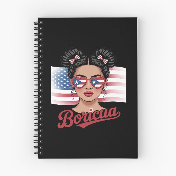 Item preview, Puerto Rico Hispanic Heritage Messy Bun Puerto Rican Girls designed and sold by HORIZBoutique.