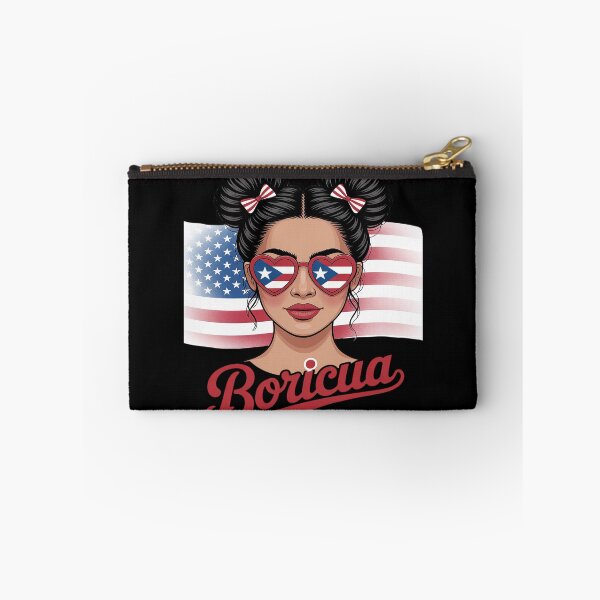 Item preview, Puerto Rico Hispanic Heritage Messy Bun Puerto Rican Girls designed and sold by HORIZBoutique.