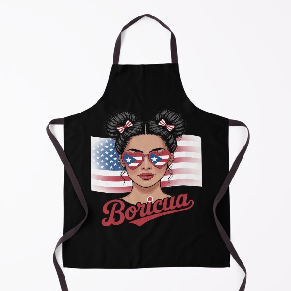 Item preview, Puerto Rico Hispanic Heritage Messy Bun Puerto Rican Girls designed and sold by HORIZBoutique.