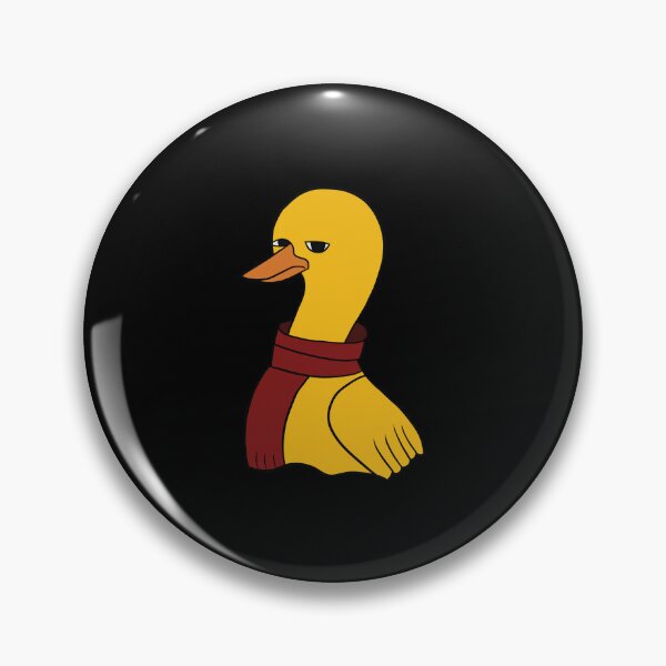 Item preview, Unimpressed Duck Wearing a Red Scarf – Moody Cute Cartoon designed and sold by Kamran-Sharjeel.