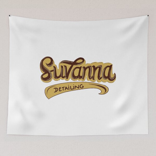 Item preview, Suanna Detailing – Premium Auto Detailing Typography Logo designed and sold by PYPuzzle.