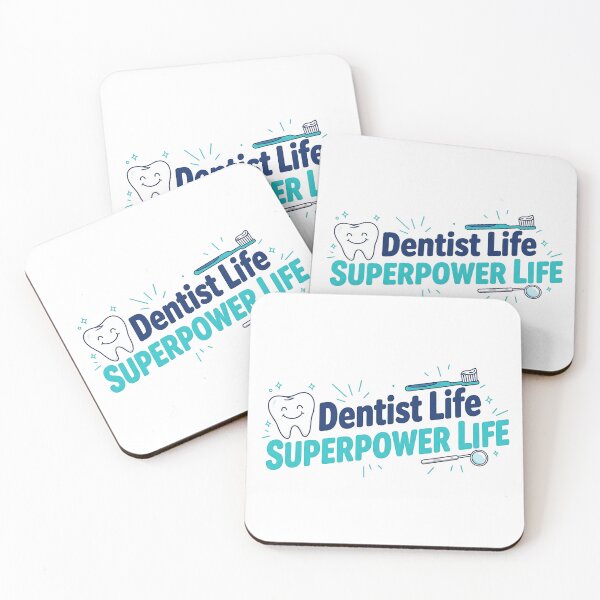 Item preview, Dentist Life = Superpower Life – Funny Dental T-Shirt Design designed and sold by Muzgle.