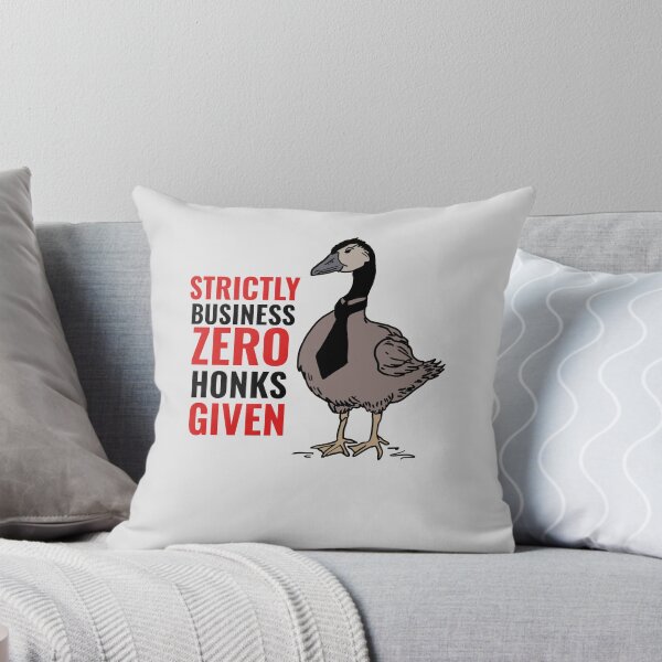 Item preview, Strictly Business – Zero Honks Given Goose Illustration designed and sold by Kamran-Sharjeel.
