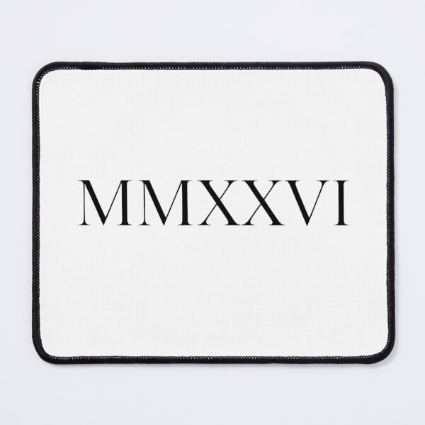 Item preview, MMXXVI Roman Numerals - Elegant 2026 Minimalist Typography designed and sold by Velustro Shop.