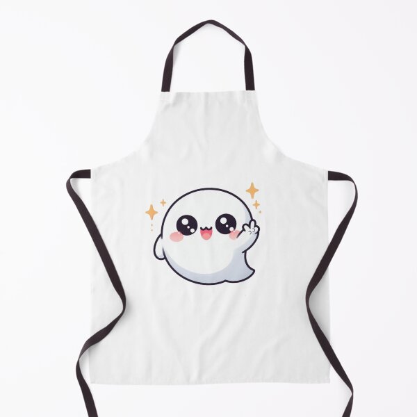 Item preview, Cute Kawaii Ghost Making a Peace Sign designed and sold by Magical Box.