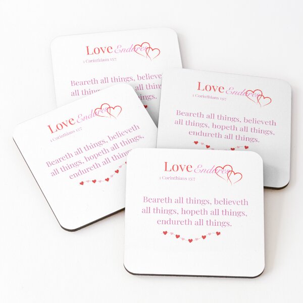 Item preview, Love endures 1 Corinthians 13 designed and sold by TheProverbsMom.