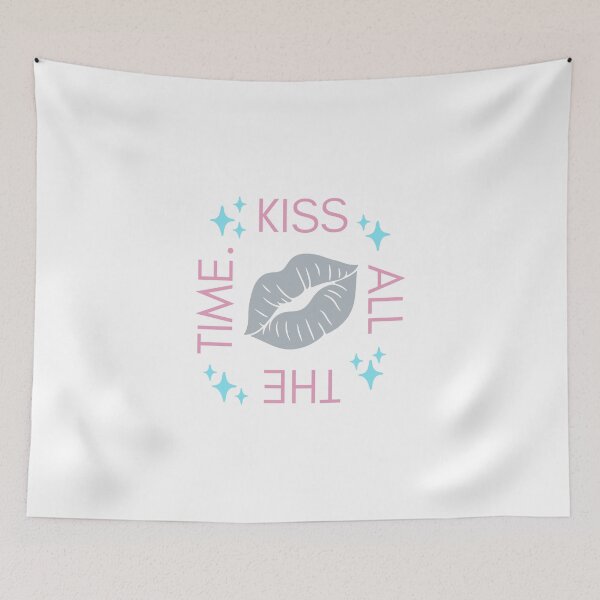 Item preview, "Kiss All The Time." Design designed and sold by rachaelharris17.