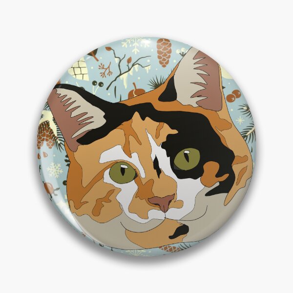 Item preview, Copy of Copy of Copy of Winter pattern cat designed and sold by LeahcarsArt.