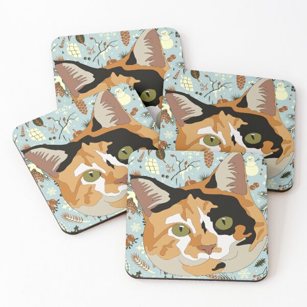 Item preview, Copy of Copy of Copy of Winter pattern cat designed and sold by LeahcarsArt.