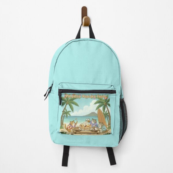 Item preview, Paradise Pancake Feast - Cute Cats Hawaiian Macadamia Nut Breakfast Beach designed and sold by SammyMorry.