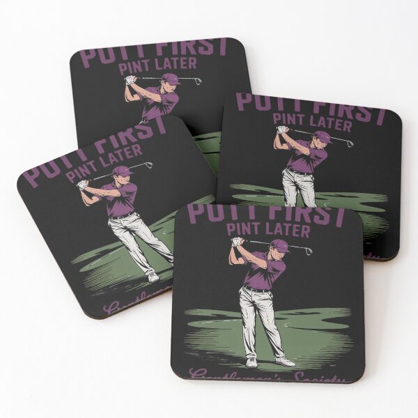 Item preview, Putt First Later Beer Golfing Golf designed and sold by FluoroWave.