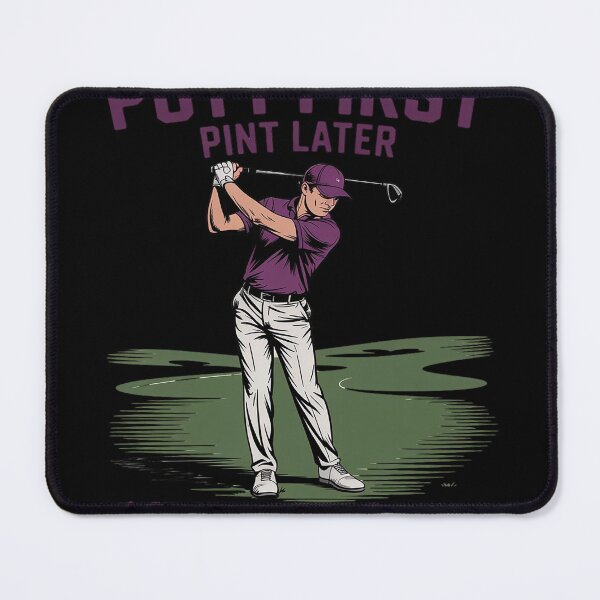 Item preview, Putt First Later Beer Golfing Golf designed and sold by FluoroWave.