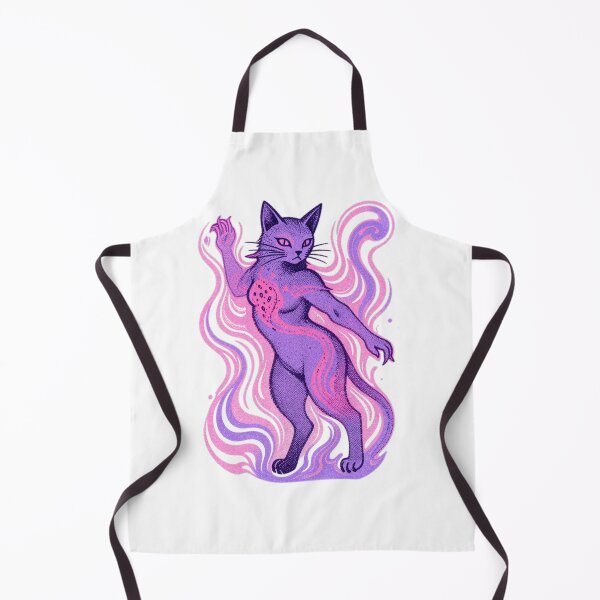 Item preview, 70s Psychedelic Pop: Cosmic Nebula Soft Cat | Weirdcore Healing Retro Riso Sticker designed and sold by gaogle.