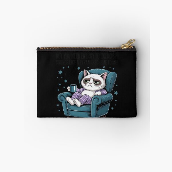 Item preview, Pyramid Scheme Exercise Energy Humor Cute Cat Lover designed and sold by FluoroWave.