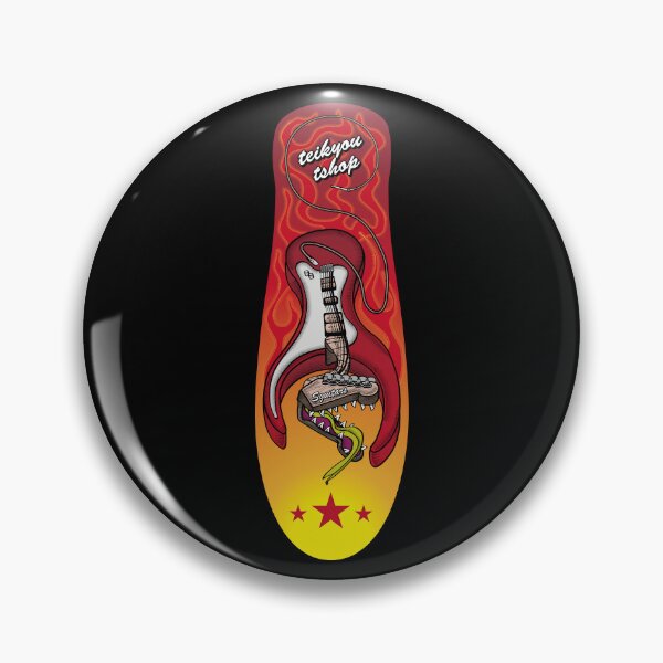 Item preview, 80s Guitar Monster Skate Deck designed and sold by teikyoutshop.