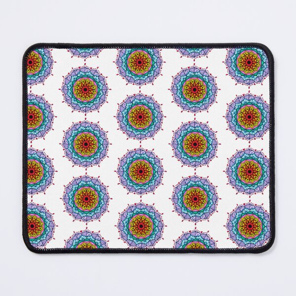 Item preview, red hearts mandala designed and sold by Goozeling.