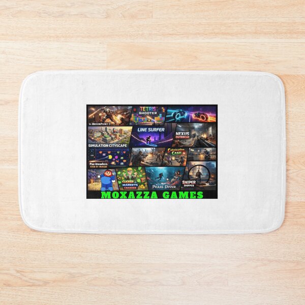 Item preview, Collage of Moxazza invented games designed and sold by moxazza.
