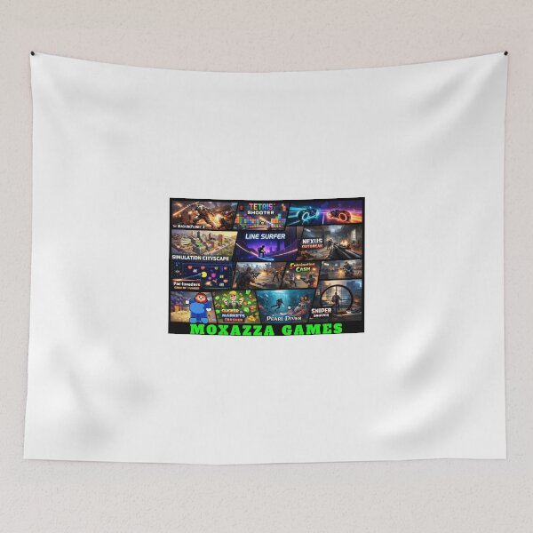 Item preview, Collage of Moxazza invented games designed and sold by moxazza.
