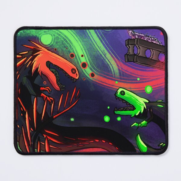 Item preview, Rain world Red lizard vs Green lizard designed and sold by Chronomaza.