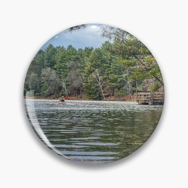 Item preview, Autumn Reflections at Mirror Lake – Quiet Wisconsin Waters designed and sold by aadventures.