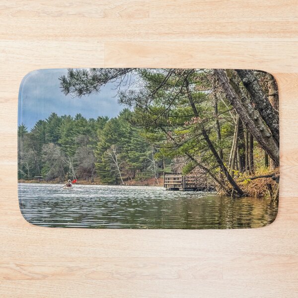 Item preview, Autumn Reflections at Mirror Lake – Quiet Wisconsin Waters designed and sold by aadventures.