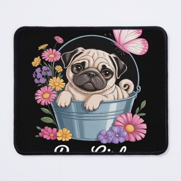 Item preview, Pug Girl Sweet Pug Dog Owner Cute Pet Puppy Pug Breeding designed and sold by FluoroWave.