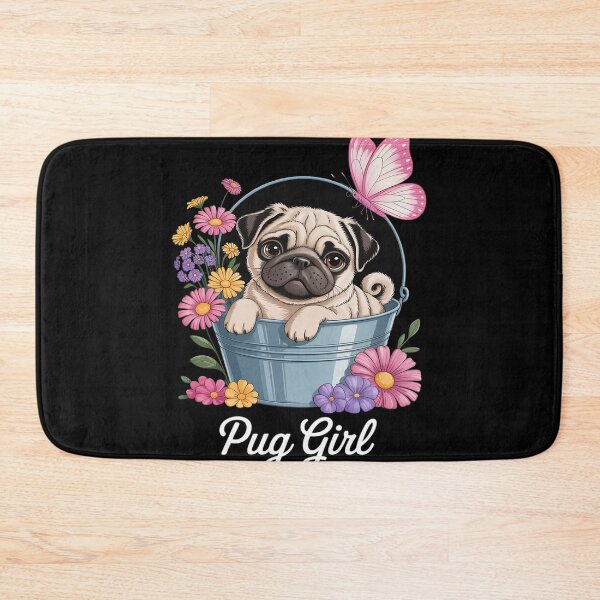 Item preview, Pug Girl Sweet Pug Dog Owner Cute Pet Puppy Pug Breeding designed and sold by FluoroWave.