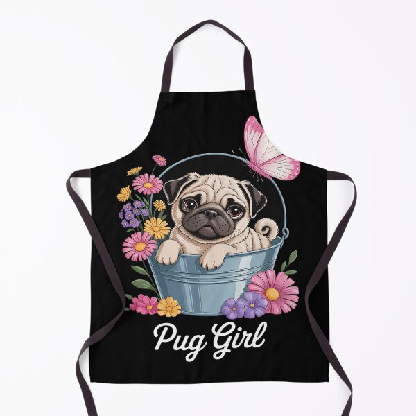 Item preview, Pug Girl Sweet Pug Dog Owner Cute Pet Puppy Pug Breeding designed and sold by FluoroWave.