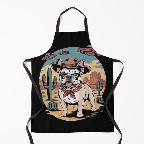 Item preview, PugDog Cowboy Cowgirl UFO Western Country Dog designed and sold by FluoroWave.