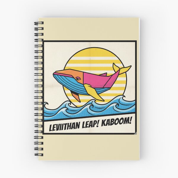 Item preview, Leviathan Leap Kaboom Action Art designed and sold by bsbd-action.