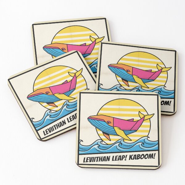 Item preview, Leviathan Leap Kaboom Action Art designed and sold by bsbd-action.